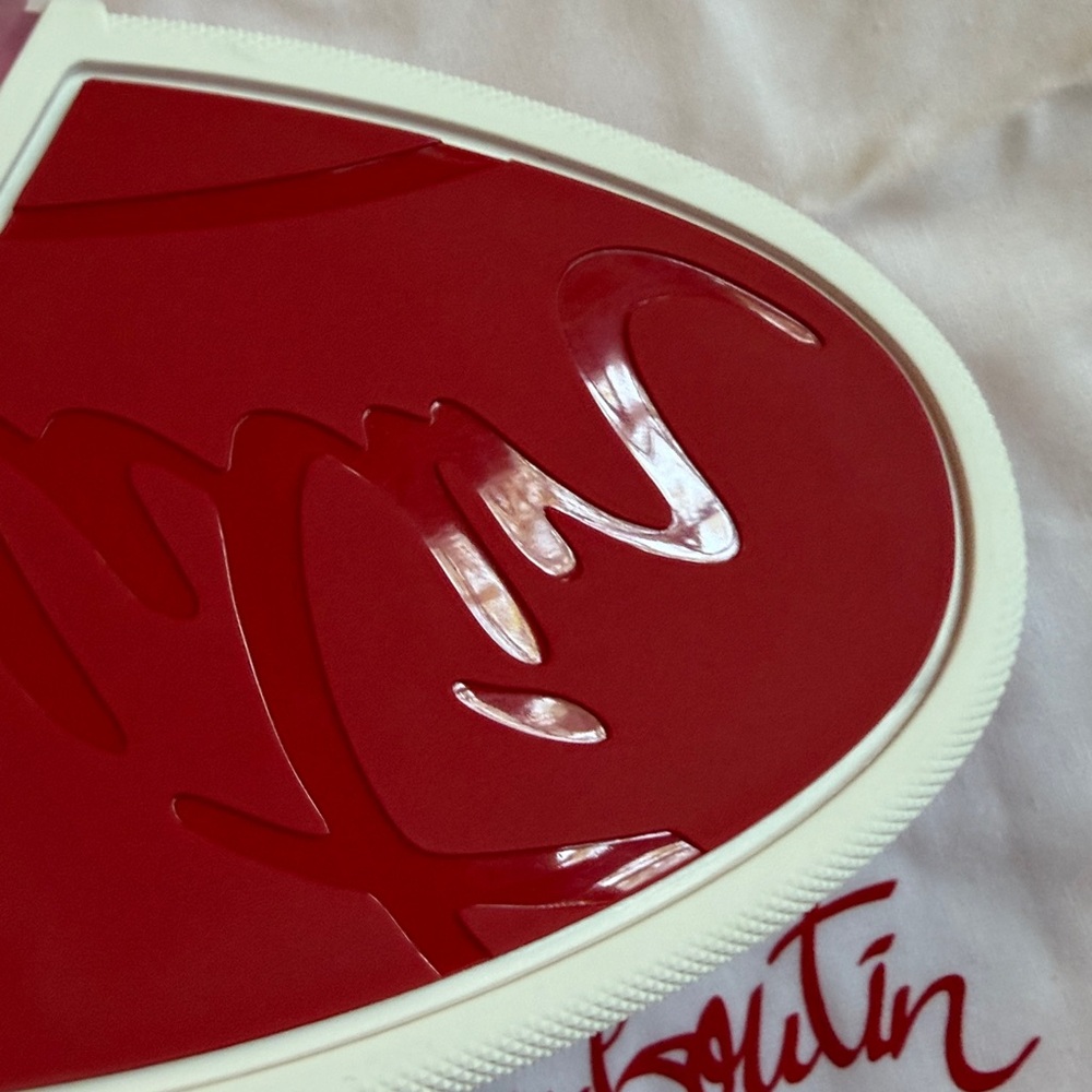 New Christian Louboutin Astroloubi Men 43.5/10.5 leather-trimmed sneakers pink - Picture 10 of 11